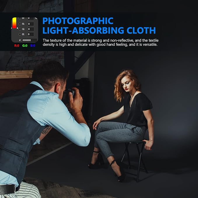 NEEWER 10 x 12FT / 3 x 3.6M PRO Photo Studio Premium Polyester Collapsible - Image 4