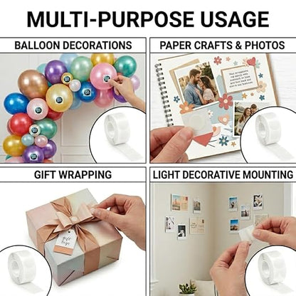 1500 Pcs Clear Glue Points Dots Double Sided Sticky Adhesive - Image 4