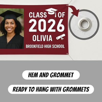 Custom Graduation Banner Class of 2026 - Image 3