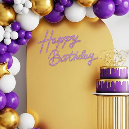 TONIFUL Happy Birthday Sign for Backdrop by TONIFUL