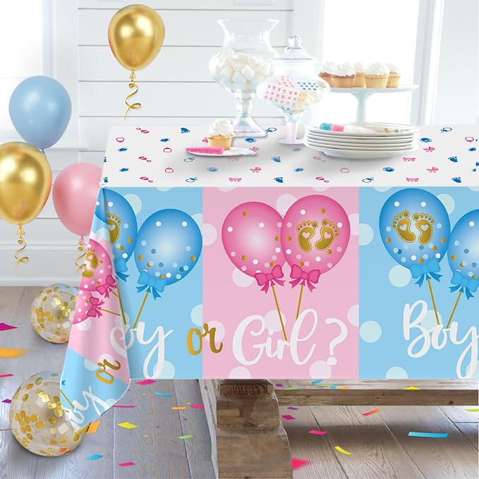 Baby Gender Reveal Decorations, Boy or Girl Gender Reveal Backdrop Party - Image 7