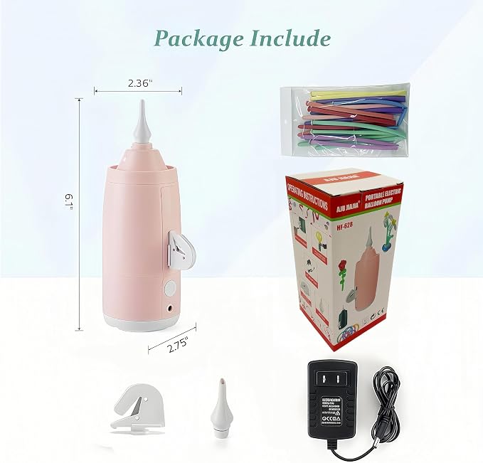 Electric Magic Balloon Pump, Electric Air Inflator Party Air Blower Pump - Image 2
