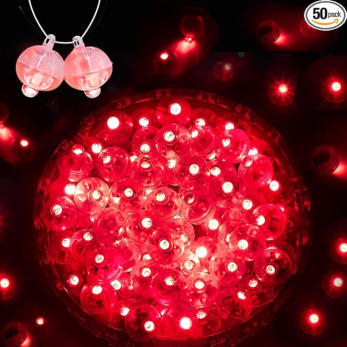 50PCs Mini Led Lights, Flash Led Balloons Light by ZGWJ