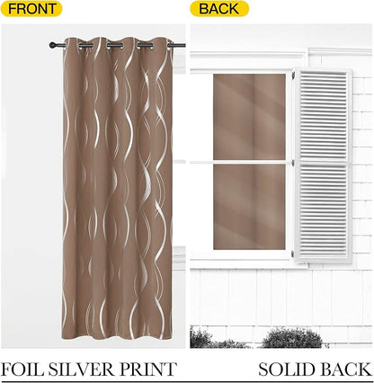 NICETOWN Bedroom Blackout Curtains Panels - Image 6