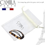 Camila Paris CP2793 French Hair Barrette Clip for Women, Handmade, Tokyo, Slide-in Metal-Free Closure, Strong Hold Grip Hair Clips for Girls, No Slip Durable Styling Hair Accessories, Made in France