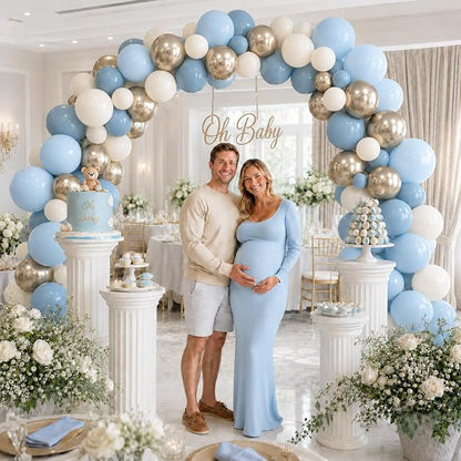 Dusty Blue Balloons - Image 4