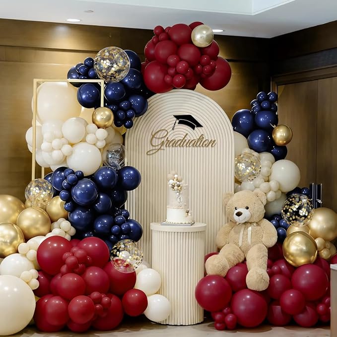 Red White and Blue Balloon Garland Arch Kit - Image 5