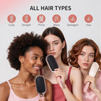 MELBANG Paddle Hair Brush（Soft Bristles） – Pink Hair Brush for Women & Men, Adults & Kids, Ideal for Thin, Damaged Hair, Wet & Dry Use, Detangling & Smoothing Brush