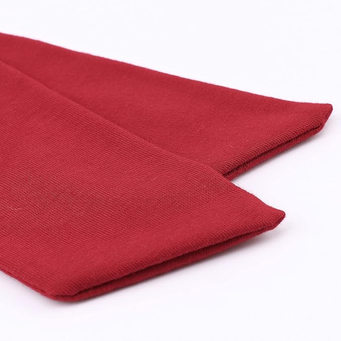 DRESHOW 6 PCS Adjustable Headbands for Women Knotted Headbands Elastic Non-Slip Fashion Hair Bands for Workout Sports Running Yoga