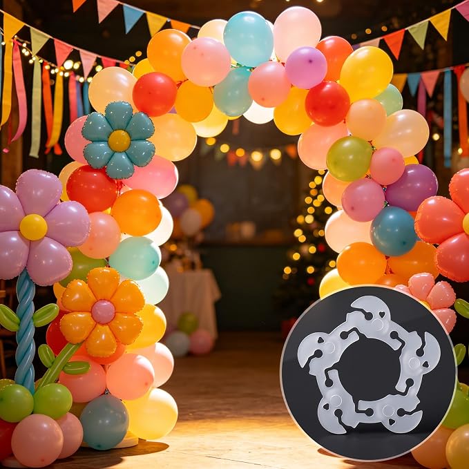 18 PCS Reusable Balloon Clips for Balloon Arch, 6.5cm | Plastic Balloon Arch - Image 7