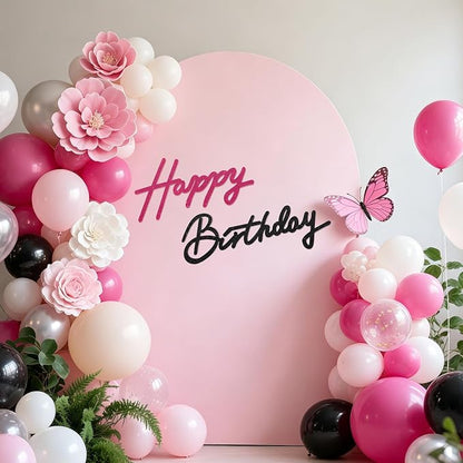 TONIFUL Happy Birthday Sign for Backdrop - Image 6