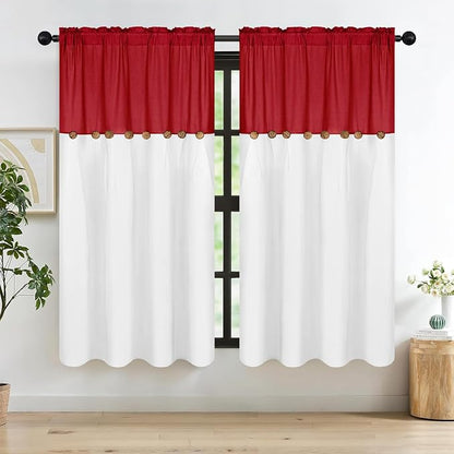 Farmhouse Cotton Linen Curtains - Image 2