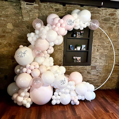 White Double Stuffed Balloons Different Size 115Pcs 5/10/12/18" White Balloon - Image 4