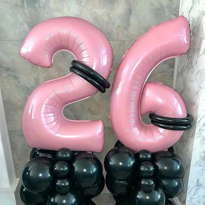 Pastel Pink 13 Balloon, Light Pink 13 Balloons Number, 40 Inch Helium Foil - Image 5
