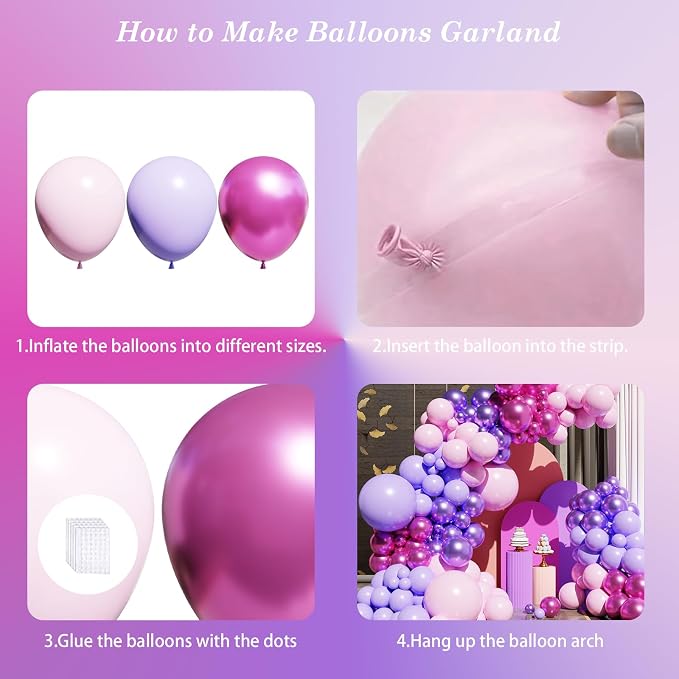 Pink and Purple Balloons - Image 4