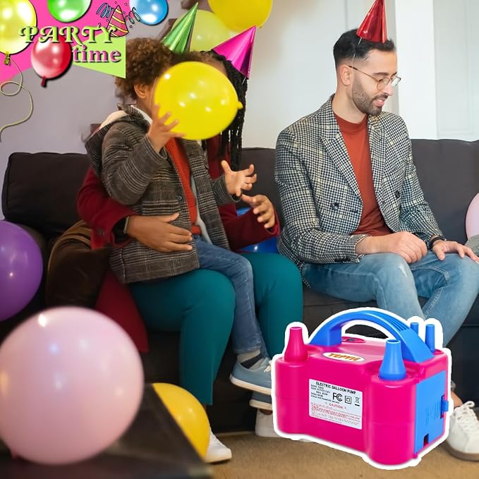 Electric Balloon Pump, Portable 2 Modes Balloon Blower Machine - Image 4