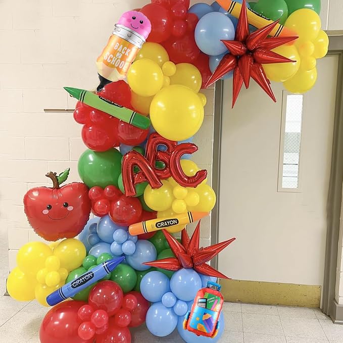Back to School Balloon Arch Garland Kit, First Day of School, Kindergarten - Image 6