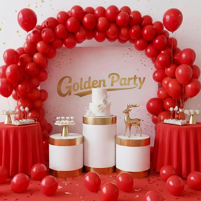 Red Balloons, Baby Shower, Anniversary, Graduation, Wedding Decorations - Image 7