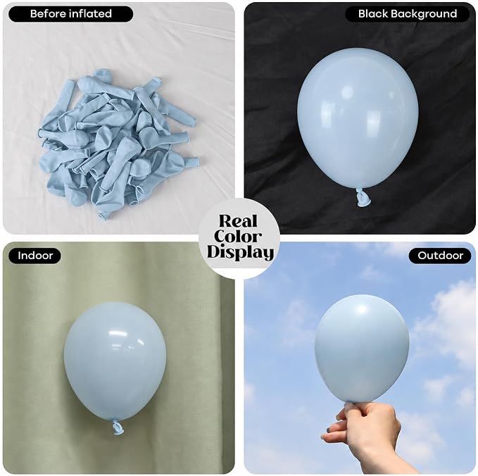 Dusty Blue Balloons - Image 2