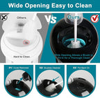 Facial Steamer, Nano Ionic Face Steamer for Facial Deep Cleaning Portable Ozone Steamer with Extendable 360° Rotating Arm, Humidifier for Home Salon Spa or Personal Care (Black)