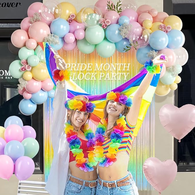 157PCS Pastel Balloons Arch Garland Kit - Image 4