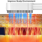 Laser Therapy Hair Growth Comb, Handheld Comb-Shaped Hair Regrowth Device for Hair Growth, 3 in 1 Hair Oil Applicator for Hair Care, Electric Scalp Massager for Healthier Hair