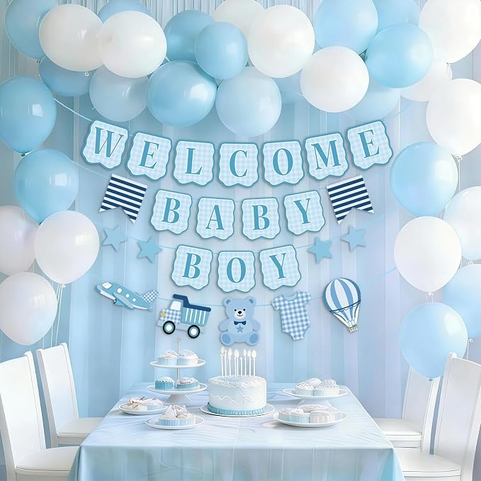Baby Boy Baby Shower Banner - Image 6