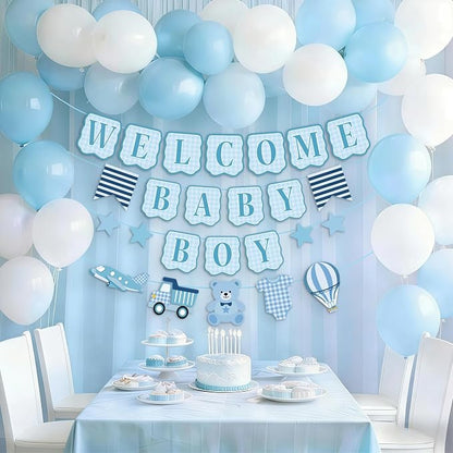 Baby Boy Baby Shower Banner - Image 6