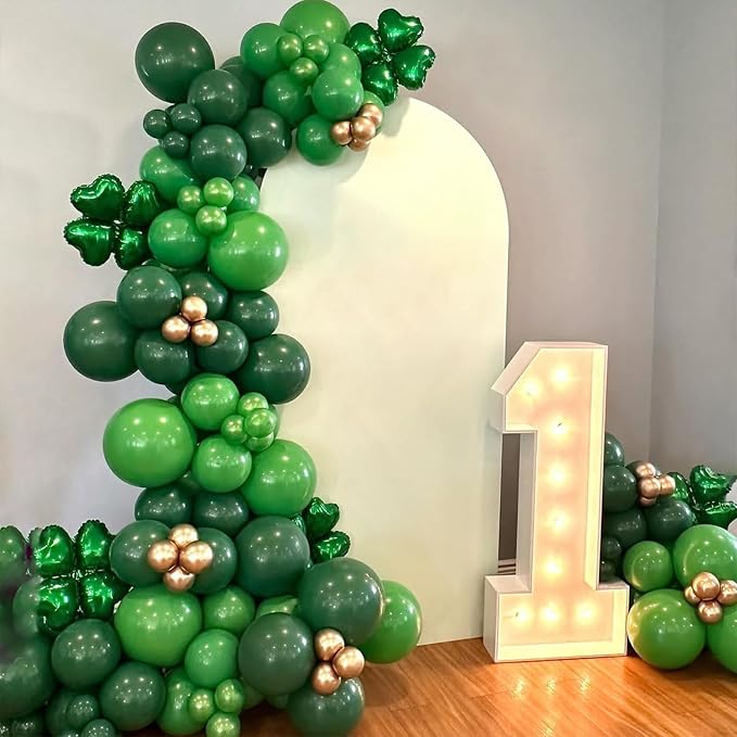 Green Balloons Balloons Arch Kit, 18 12 10 5 inch, Baby Shower, Jungle Birthday - Image 6