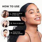 Style Factor EDGE BOOSTER® Strong Hold Styling Gel | Alcohol-Free Hair Gel with Camellia Sinensis Seed Oil for Curly, Wavy & Sleek Styles | Frizz Control, Long-Lasting and Flexible Hold (16.9oz)