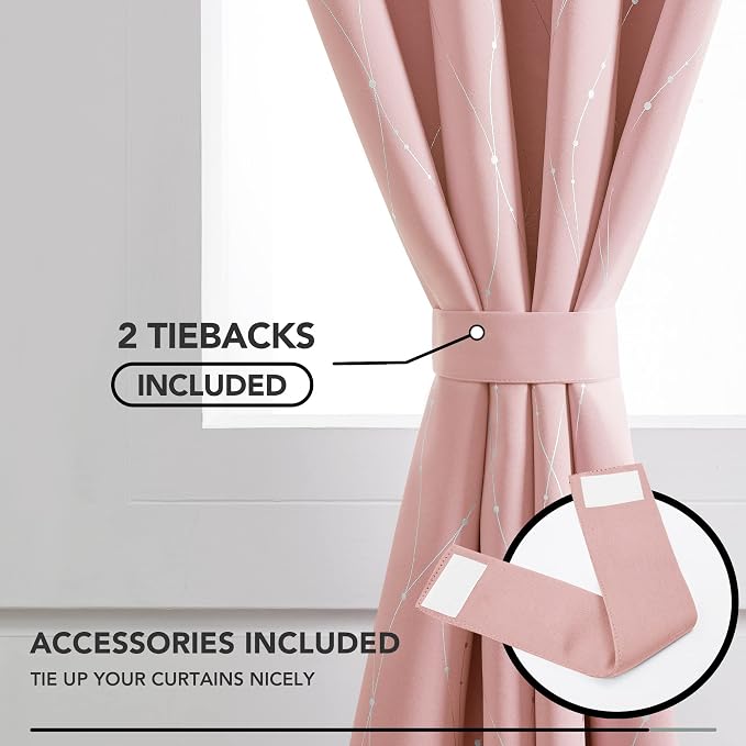 Deconovo Living Room Curtains 84 Inches Long, Thermal Insulated, Room Darkening - Image 4