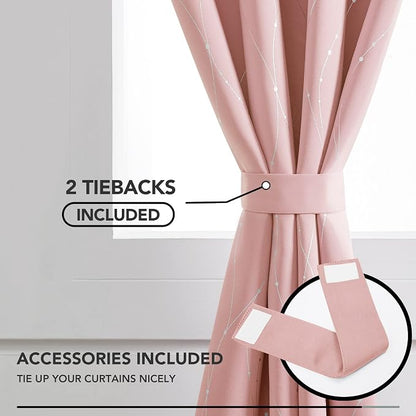 Deconovo Living Room Curtains 84 Inches Long, Thermal Insulated, Room Darkening - Image 4