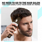 Linen Hair Dye Shampoo,Hair Dye,Hair Color Shampoo,Champu Para Canas 4 in 1 Semi-Permanent Gray Hair Coverage,shampoo para pintar el cabello for Women & Men Herbal Natural Plant (Linen)
