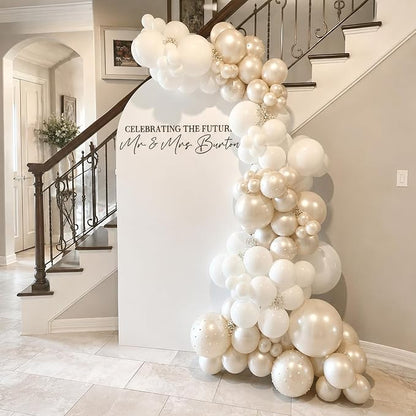 Pearl White Balloons, 50 Packs 12 Inch Pearl Double-Stuffed Balloons - Image 3