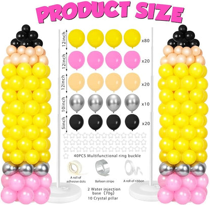 2 Sets Back to School Balloon Column Stand Kit - Image 2