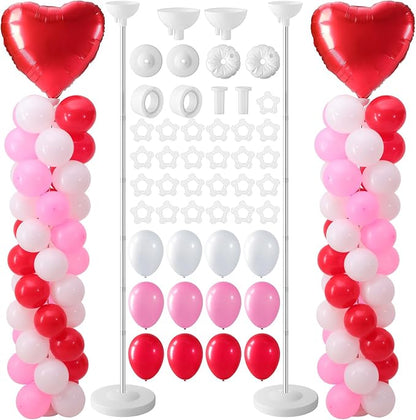 Hungdao 2 Sets Wedding Day Balloon Column Stand Kit by Hungdao