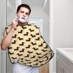 Waterproof Grooming Apron, Non-Stick Beard Bib with Suction Cups, for Wiener Dog Doxie Dachshund Weiner Dog Pet Dogs