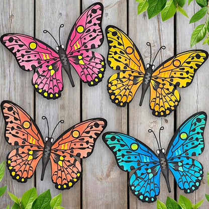 Metal Butterfly Wall Decor by Daogtc