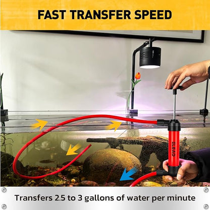 Fluid Transfer Siphon Pump for Gasoline, Fuel Oil Siphon Pumps, Balloon Adapter - Image 6