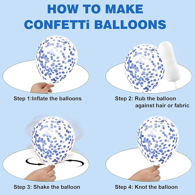 Blue Balloons Set - Image 4