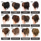 HMD Messy Bun Hair Piece Hair With Elastic Rubber Band Extensions Hairpiece Synthetic Hair Extensions Scrunchies Hairpiece for Women