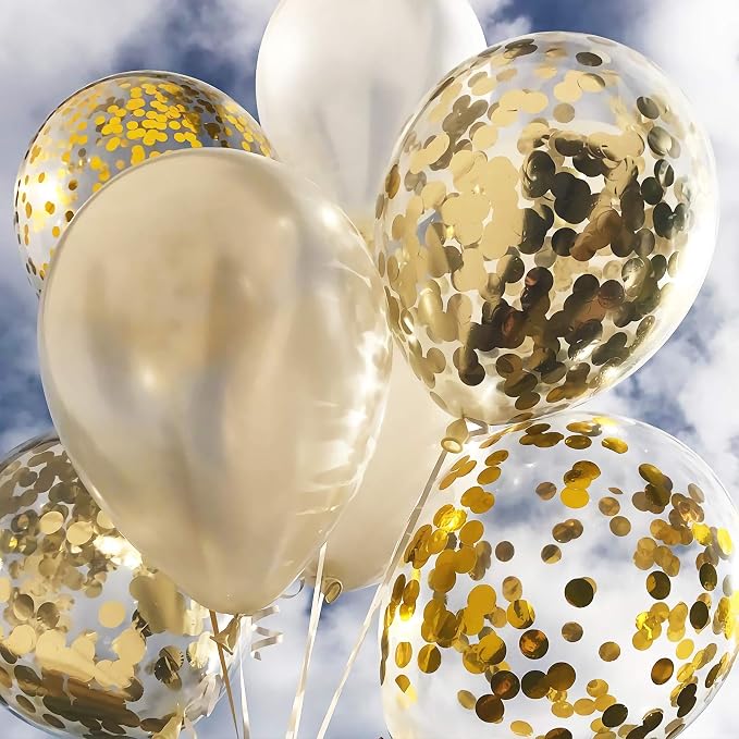 Silver Confetti Balloons - Image 6