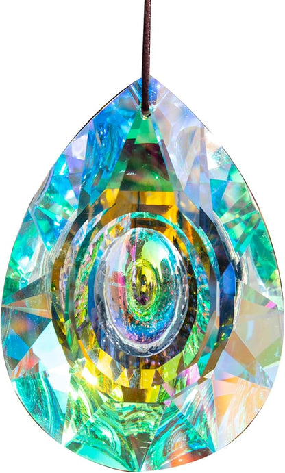 89mm/3.5in Hanging Chandelier Crystals Prism by HDHYALINEDORA
