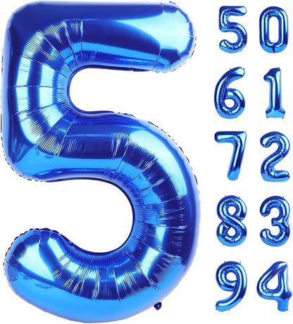 Navy Blue 5 Balloon by IWERP