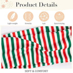 4PCS Christmas Headbands for Women Trendy Wide Head Bands for Women's Hair Non Slip Wraps Elastic Stretchy Bandanas Workout Hair Bands Fashion Hair Accessories Birthday Gifts for Valentines