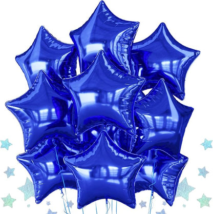 Biapian Blue Star Foil Balloons, 18 Inch Aluminum Balloon by BIAPIAN