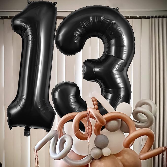 13 Balloon Numbers, Large 13 or 31 Foil Balloons, Big Number Balloon 40 Inch - Image 4