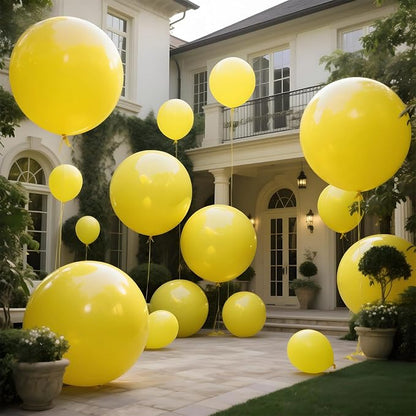 Yellow Giant Balloons 36 Inch - Image 7