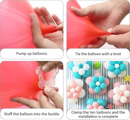 100 PCS Balloon Clips, for Balloon Arches, Column Stands and Flowers - Image 5