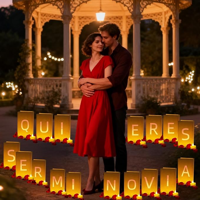 Quieres Ser Mi Novia Light Up Letters, Include Light up Letters, - Image 5